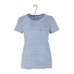 LEVI’S Striped round-neck cotton T-shirt